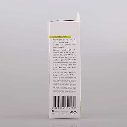 Lotus Herbals Whiteglow Intensive Skin Serum + Moisturiser | Grocsy
