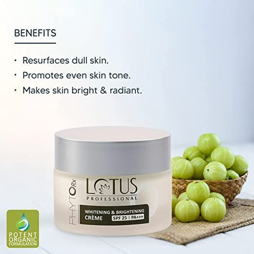 Lotus Professional Phyto Rx Whitening And Brightening Creme SPF 25 PA+++ | Grocsy
