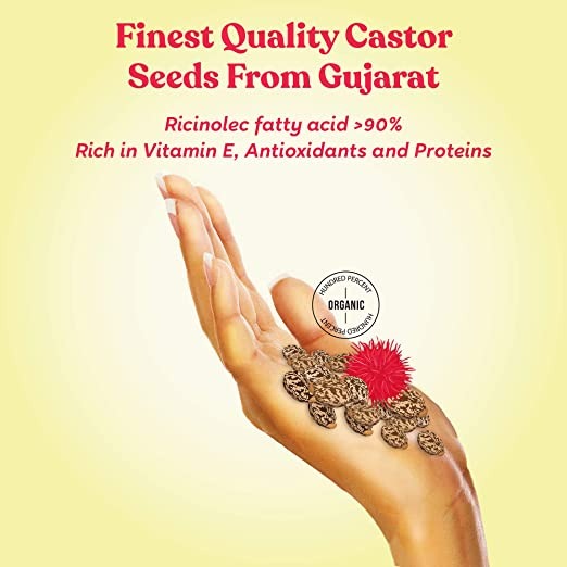 Kapiva Ayurveda Organic Castor Oil | Grocsy