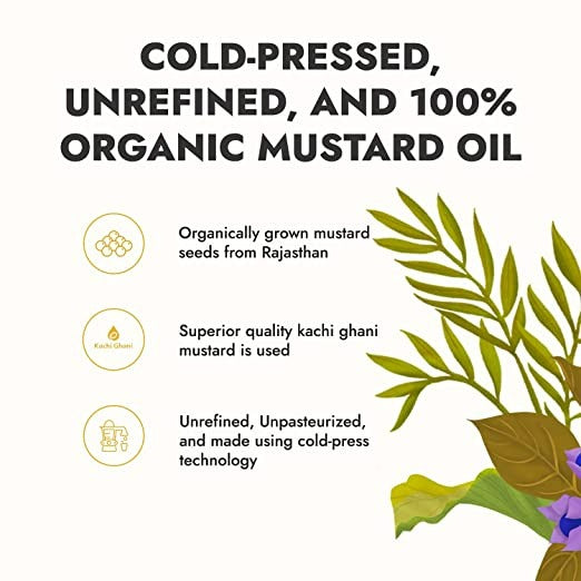 Kapiva Ayurveda Organic Mustard Oil | Grocsy