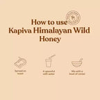 Kapiva Himalayan Wild Honey - Pure, Natural and Healthy, 600 gm | Grocsy