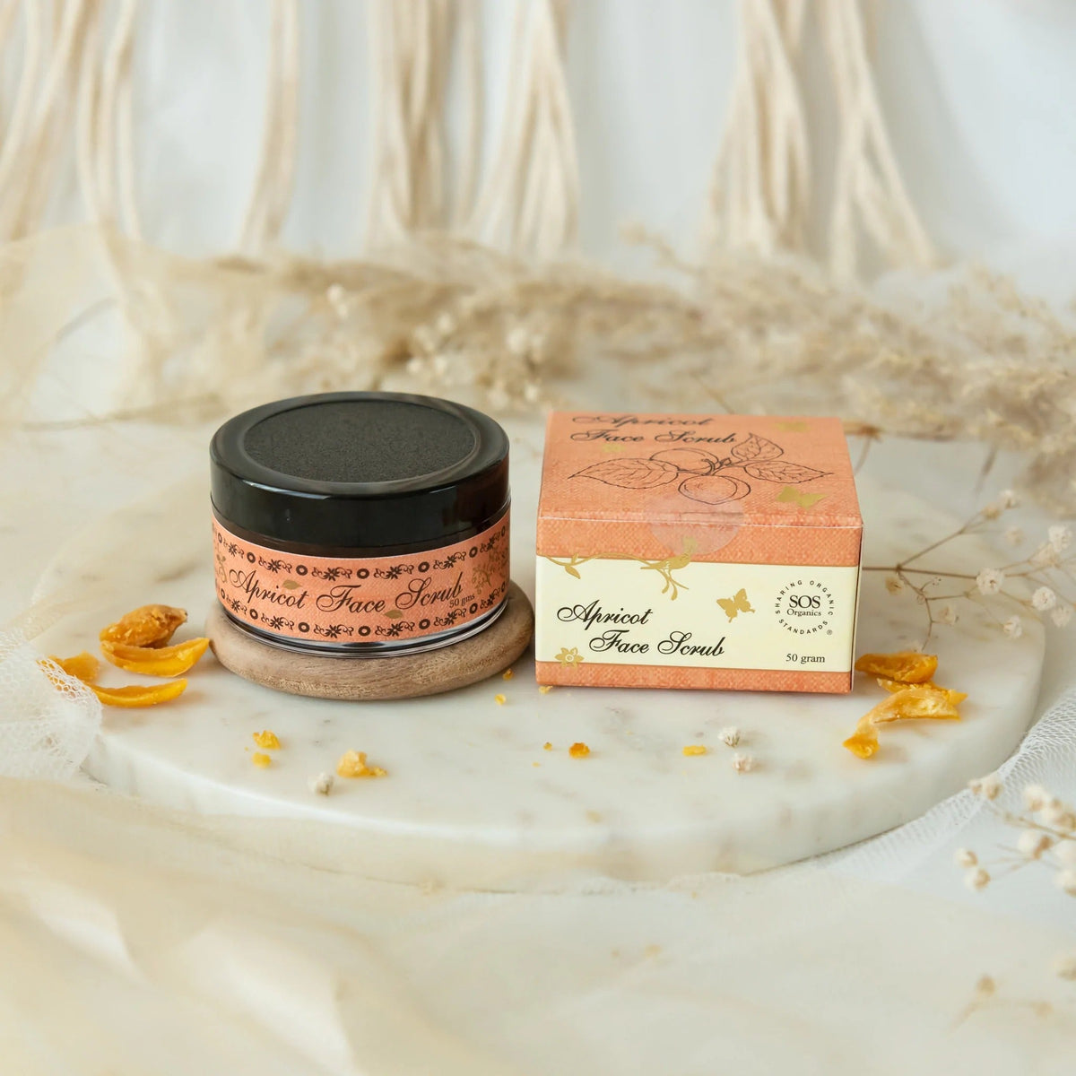 SOS Organics Apricot Face Scrub | Grocsy