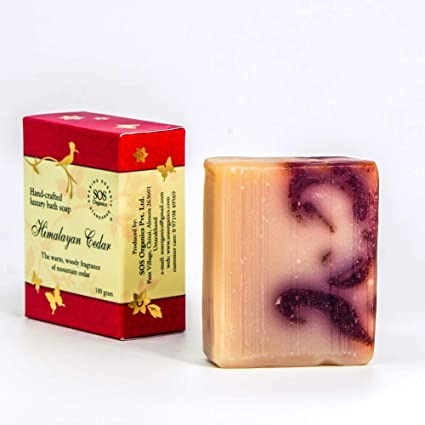 SOS Organics Frangipani Hand-Crafted Luxury Bath Soap | Grocsy