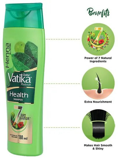 Dabur Vatika Henna & Olive Shampoo | Grocsy