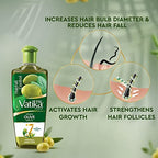Dabur Vatika Natural Spanish Olive Hair Oil | Grocsy