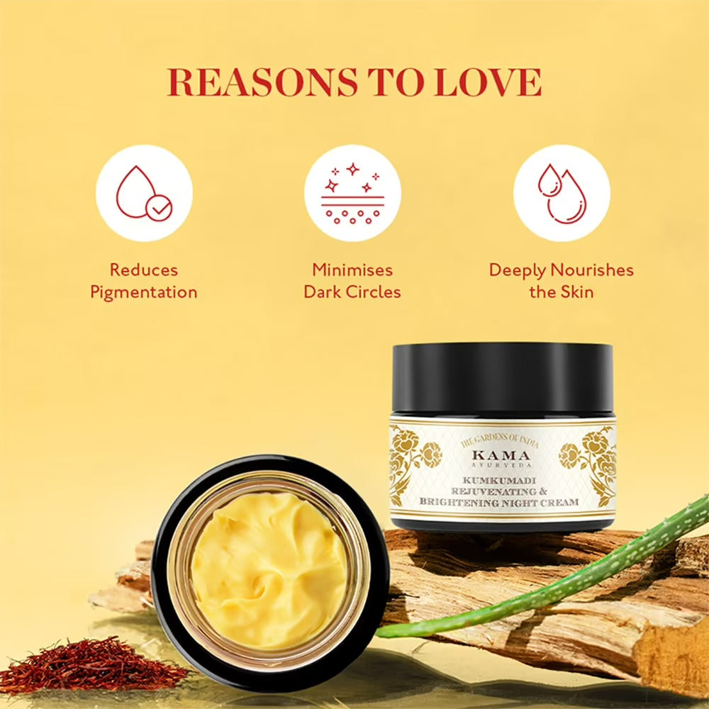 Kama Ayurveda Rejuvenating & Brightening Ayurvedic Night Balm | Grocsy