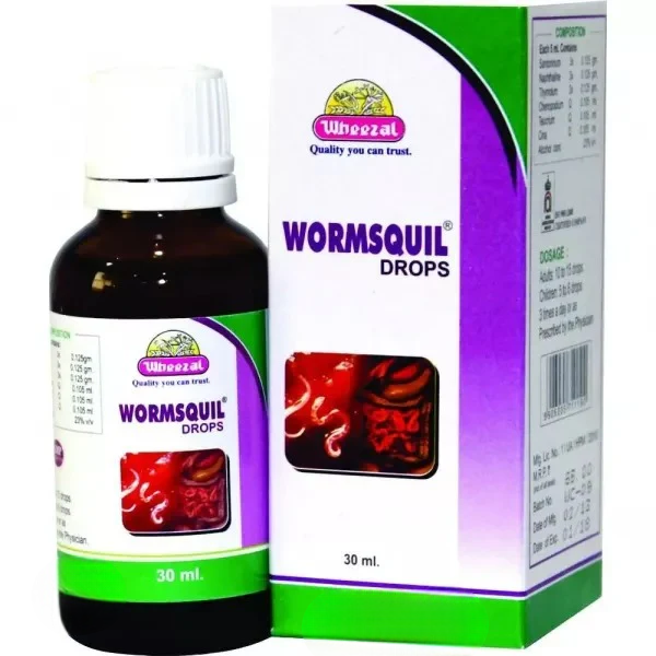 Wheezal Homeopathy Wormsquil Drops | Grocsy
