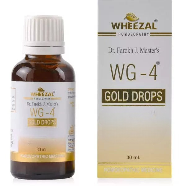 Wheezal Homeopathy WG-4 Gold Drops | Grocsy