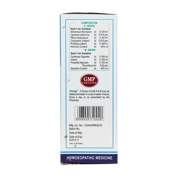Wheezal Homeopathy Go Slim A & B Drops | Grocsy