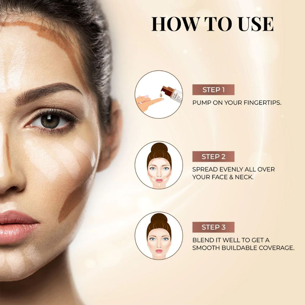 Just Herbs Herb Enriched Skin Tint Medium Coverage Broad-Spectrum Sun Protection - Porcelain | Grocsy