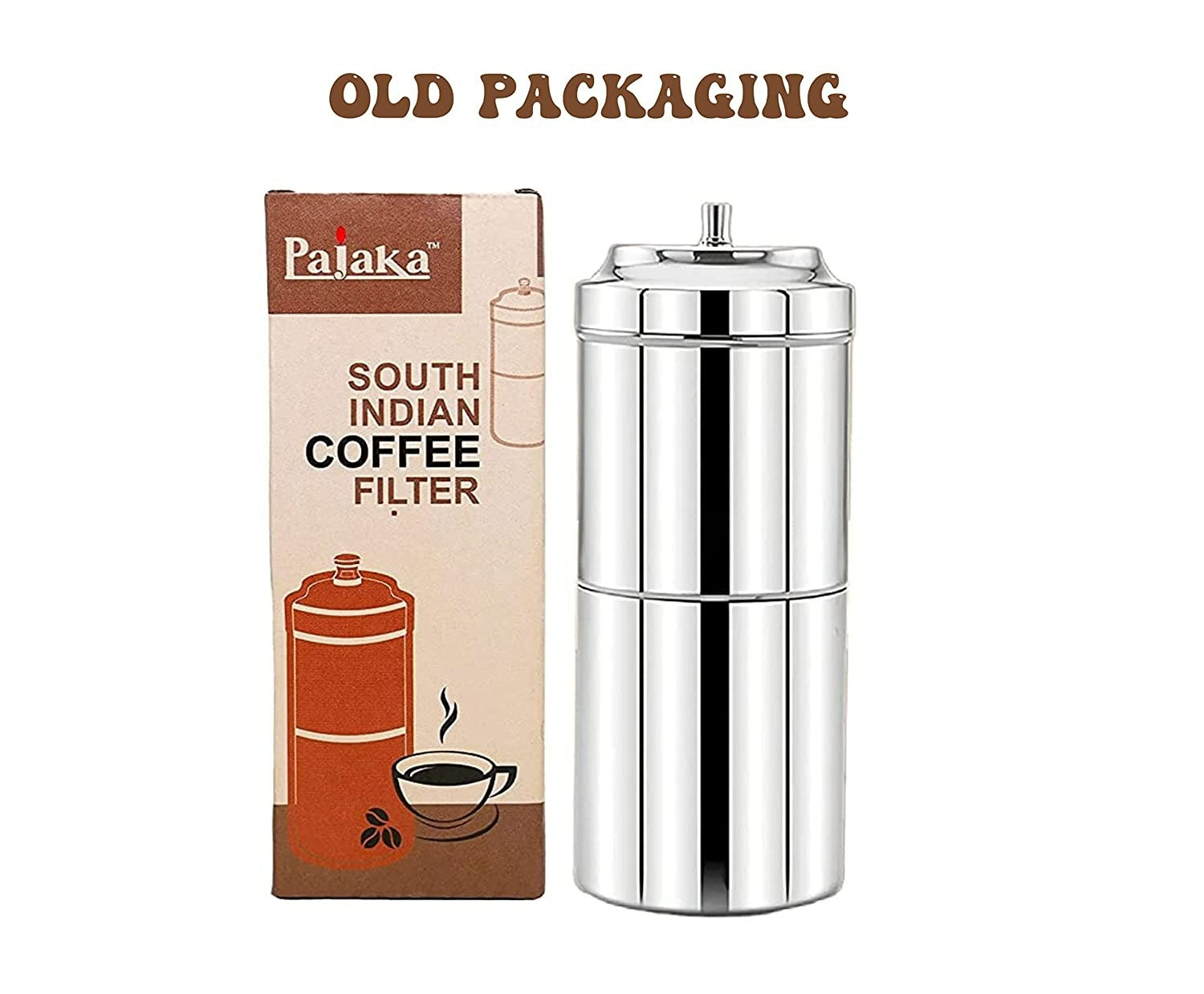 Pajaka South Indian Coffee Filter Stainless Steel Non-Electric Machine Small Size | Grocsy