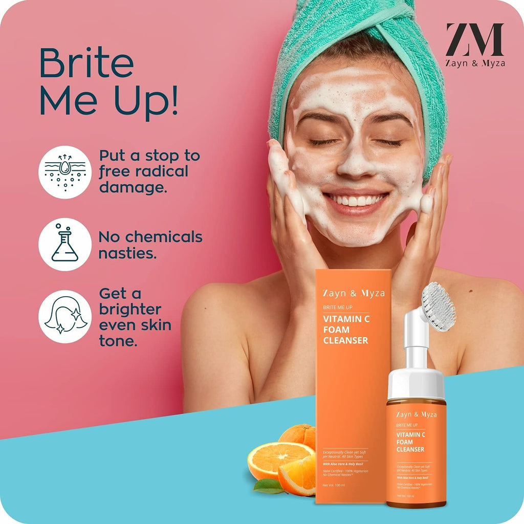 Zayn & Myza vitamin C Foaming Face Wash | Grocsy