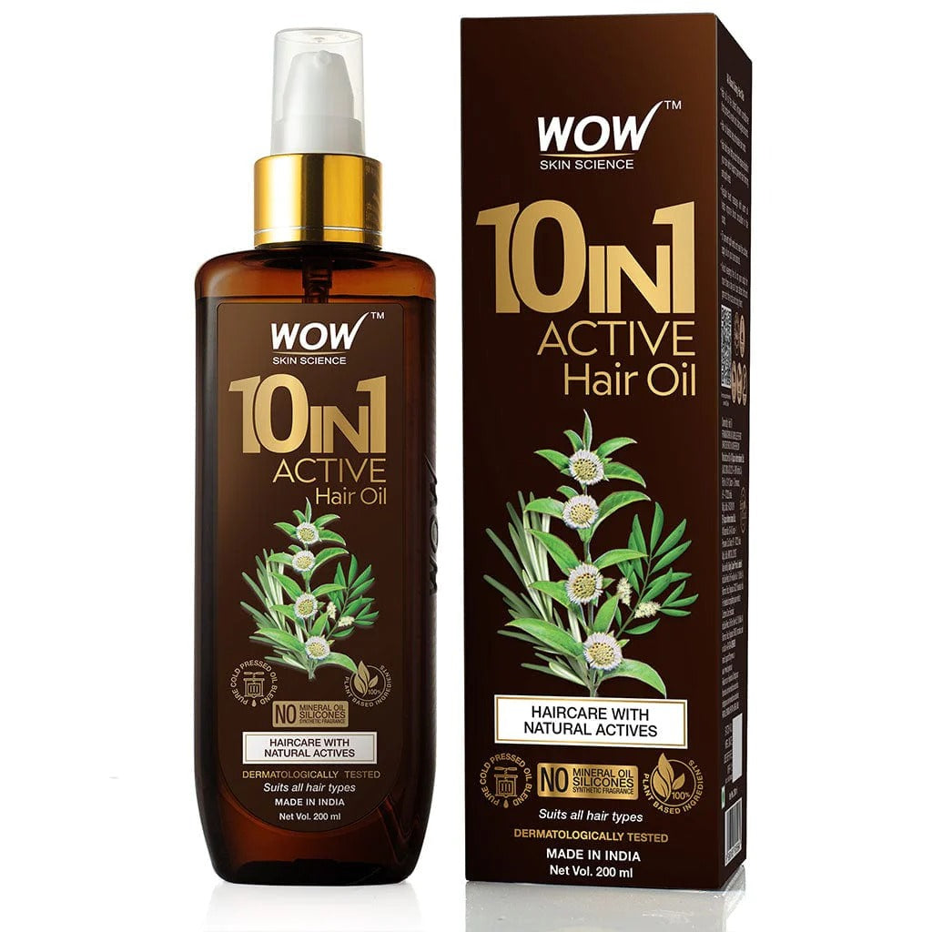 Wow Skin Science 10 In 1 Miracle Hair Oil | Grocsy