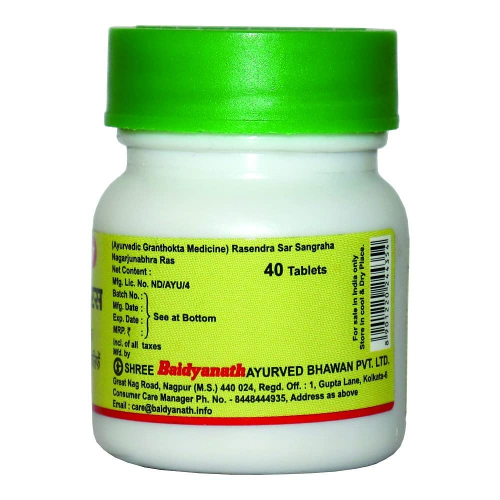 Baidyanath Nagarjunabhra Ras | Grocsy