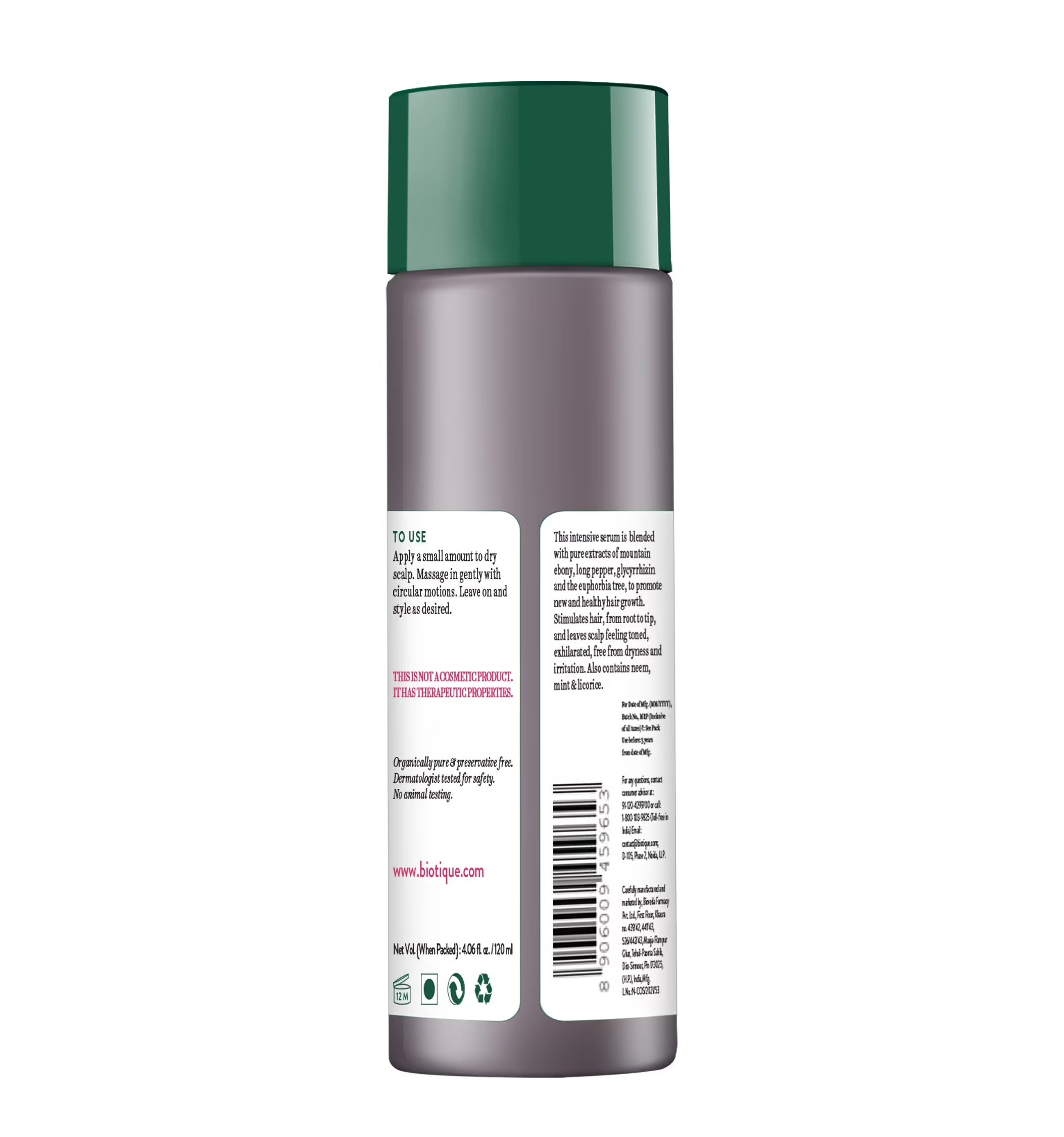Biotique Bio Mountain Ebony Vitalizing Serum | Grocsy