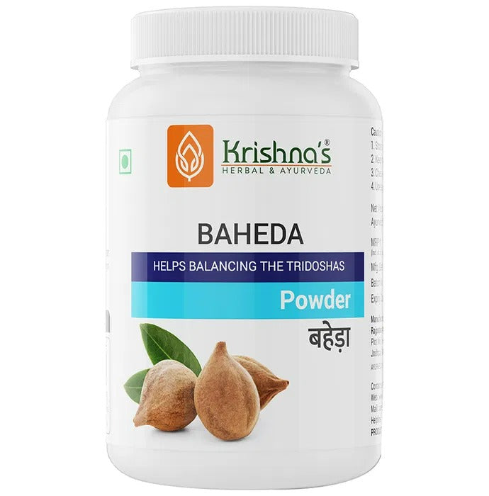 Krishna's Herbal & Ayurveda Baheda Powder | Grocsy