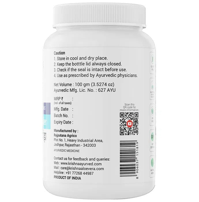 Krishna's Herbal & Ayurveda Baheda Powder | Grocsy