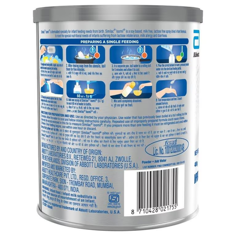 Similac Isomil Soy Infant Formula, Up to 24 Months | Grocsy