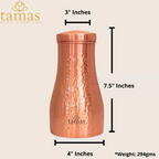 Tamas Hammered Bedroom Copper Water Jar | Grocsy