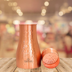 Tamas Hammered Bedroom Copper Water Jar | Grocsy