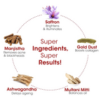 TAC - The Ayurveda Co. 7% Kumkumadi Face Scrub with Saffron & 24k Gold | Grocsy