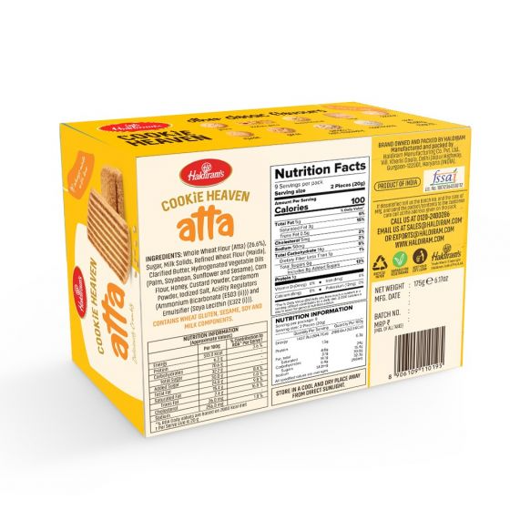 Haldiram's - Atta Cookies | Grocsy