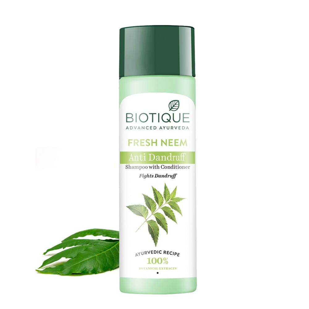 Biotique Bio/Fresh Neem Anti Dandruff Shampoo & Conditioner | Grocsy