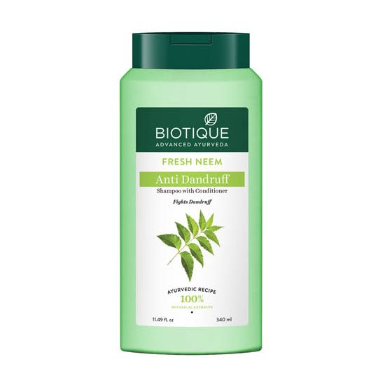 Biotique Bio/Fresh Neem Anti Dandruff Shampoo & Conditioner | Grocsy