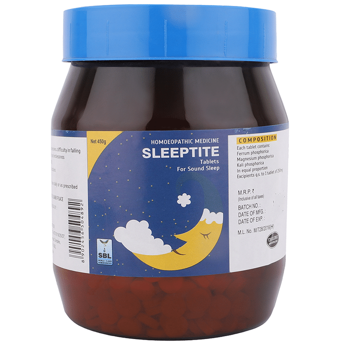SBL Homeopathy Sleeptite Tablets | Grocsy