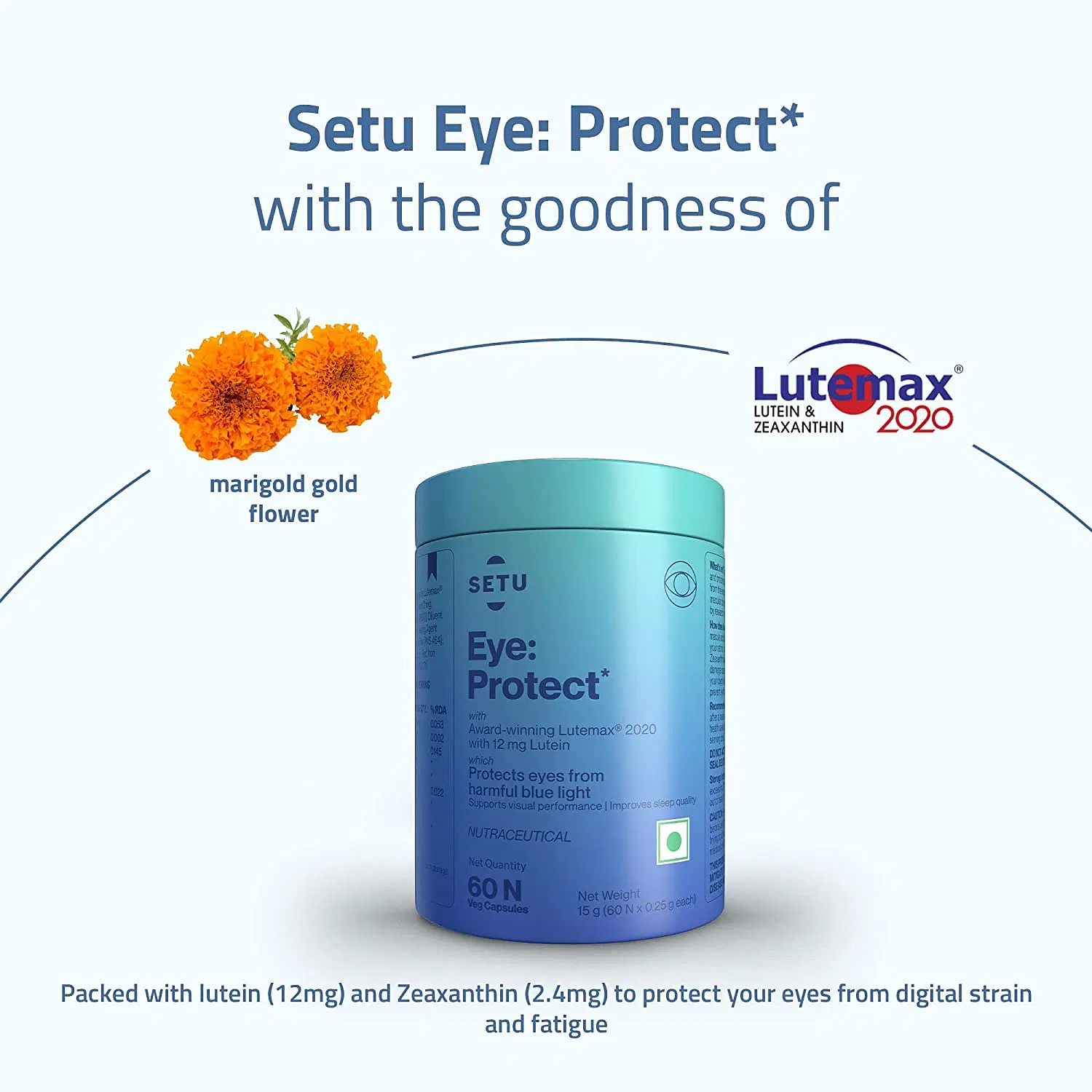 Setu Lutein & Zeaxanthin Tablets | Grocsy