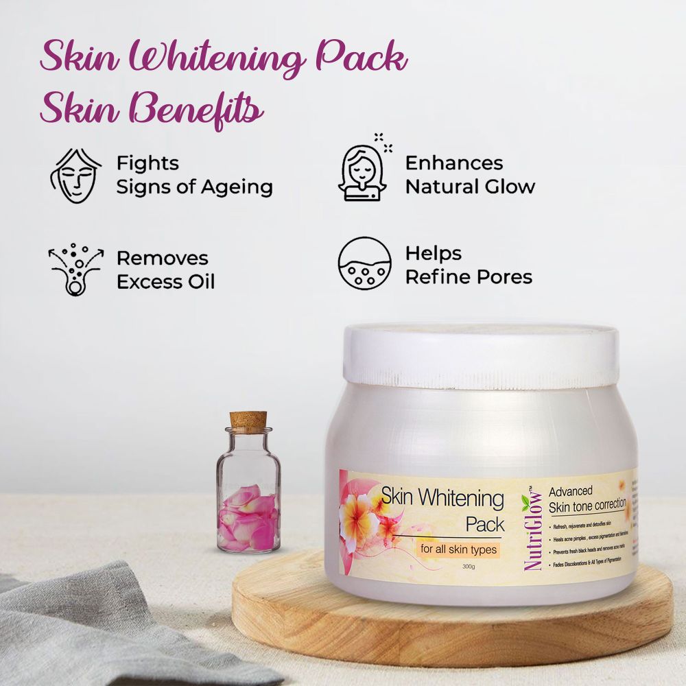 NutriGlow Skin Whitening Pore Cleansing Face Pack | Grocsy