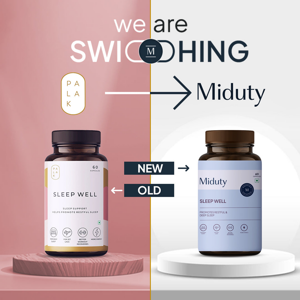 Miduty by Palak Notes Sleep Well Capsules | Grocsy