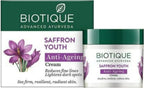 Biotique Saffron Youth Anti-Ageing Cream | Grocsy