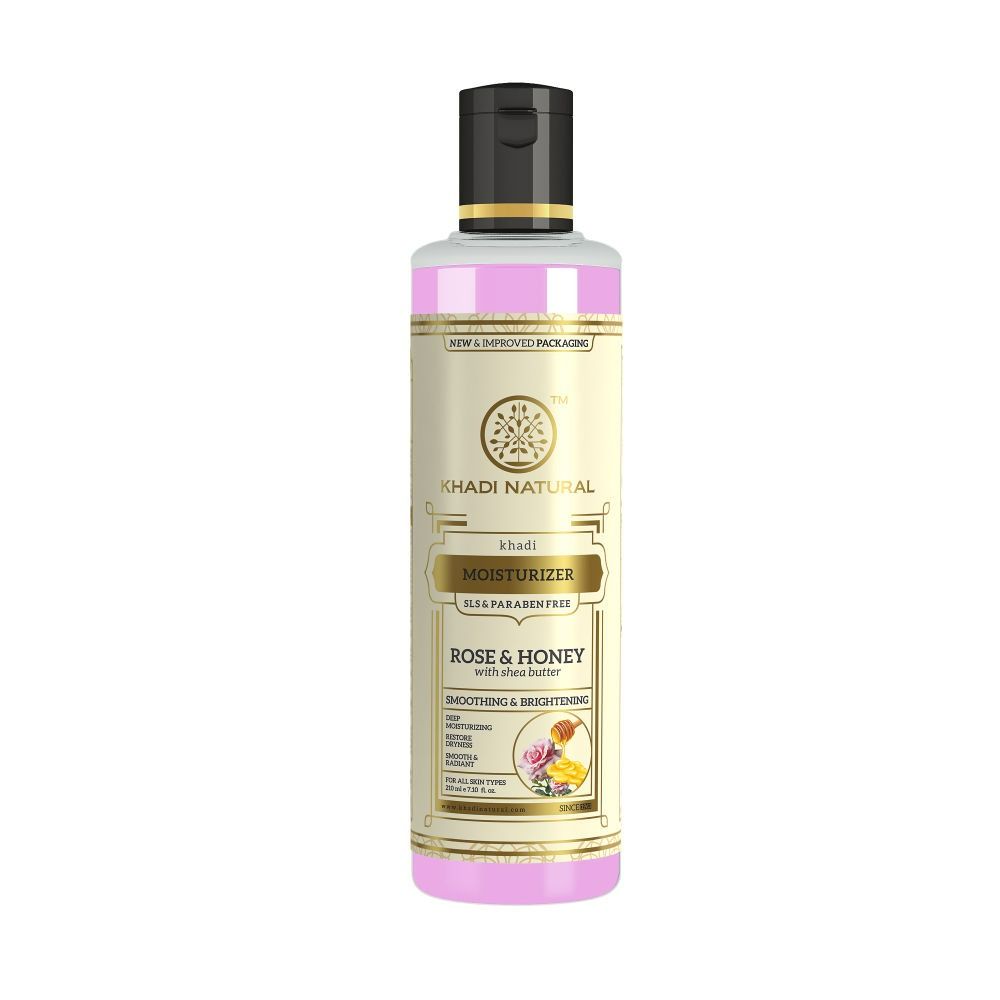 Khadi Natural Rose & Honey Herbal Moisturizer | Grocsy