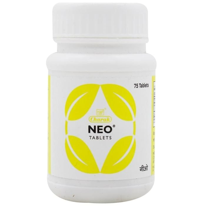 Charak Pharma Neo Tablets | Ayurvedic Liver Protective Tablets for Liver Health & Detox - Swadesiicart