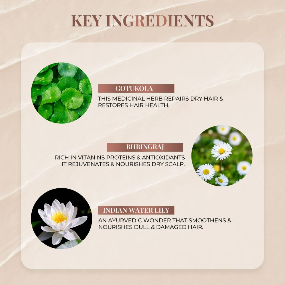 Just Herbs Kumuda Indian White Waterlily Hair Conditioner | Grocsy