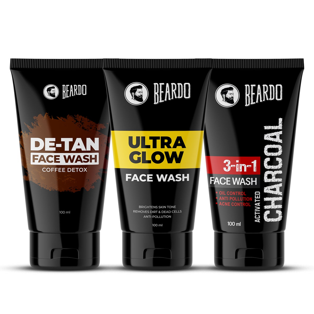 Beardo Ultimate Face wash Combo | Grocsy