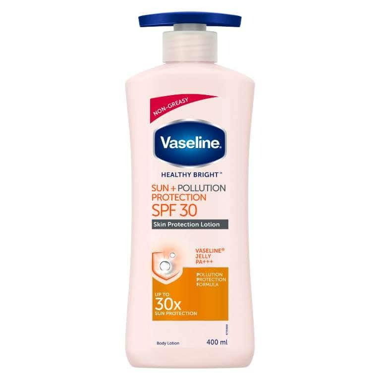Vaseline Healthy Bright Sun + Pollution Protection SPF 30 Body Lotion | Grocsy