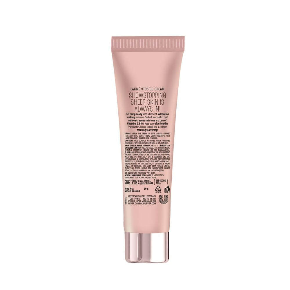 Lakme 9To5 Complexion Care Cream - Beige | Grocsy