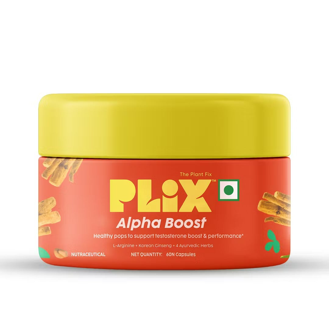 PLIX The Plant Fix Testosterone Booster Capsules for Men | Grocsy