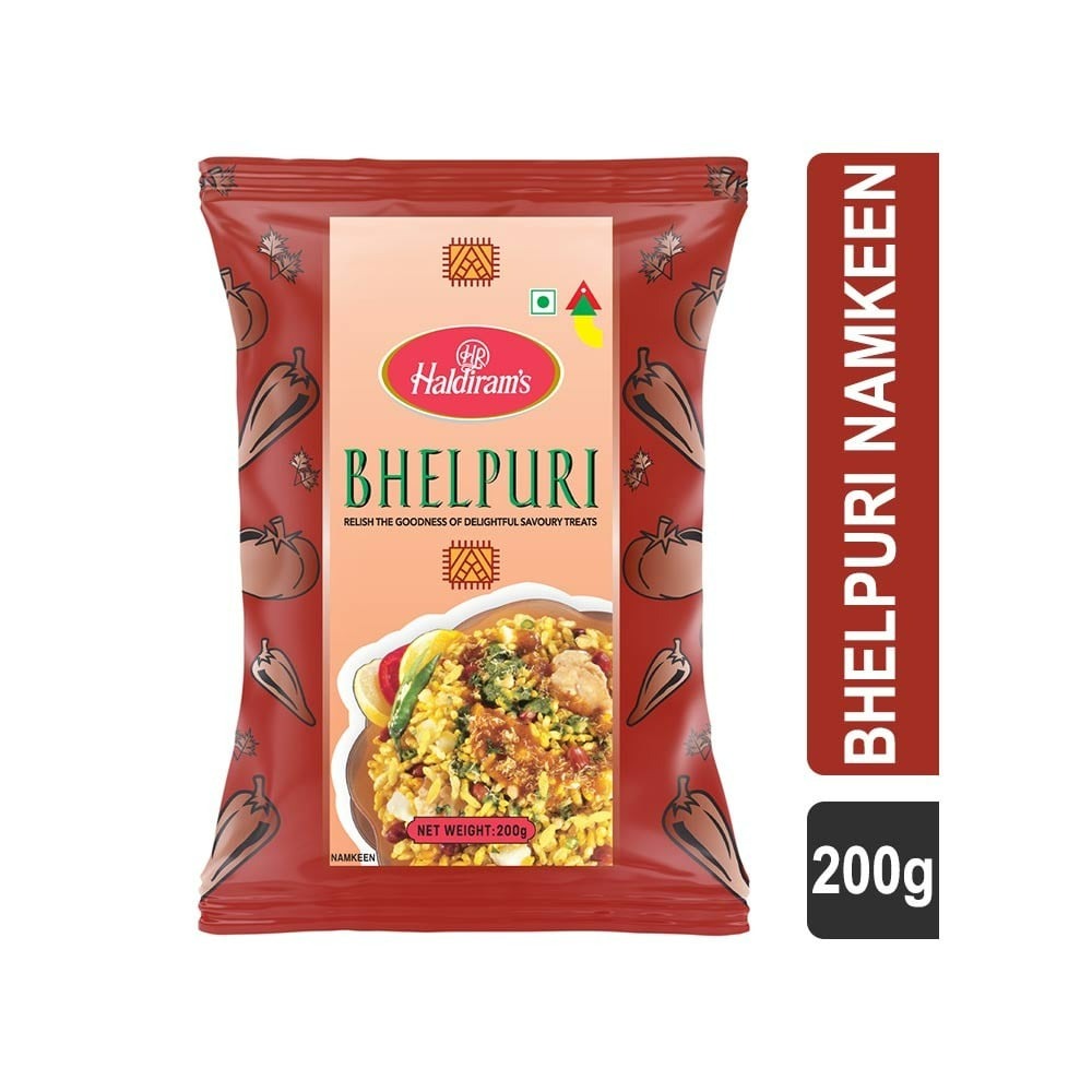 Haldiram's Bhel Puri | Authentic Indian Street Food Snack Mix - Swadesiicart