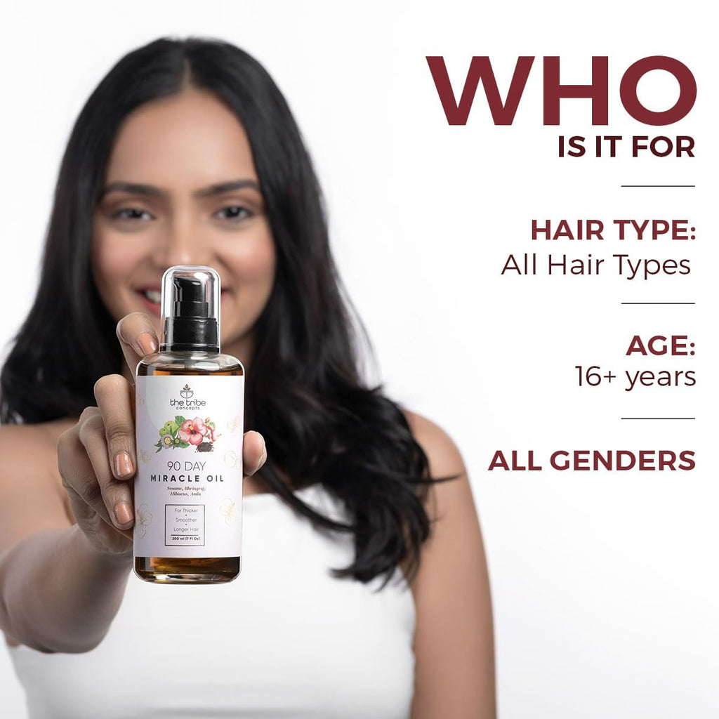 The Tribe Concepts 90 Day Miracle Hair Oil | Grocsy