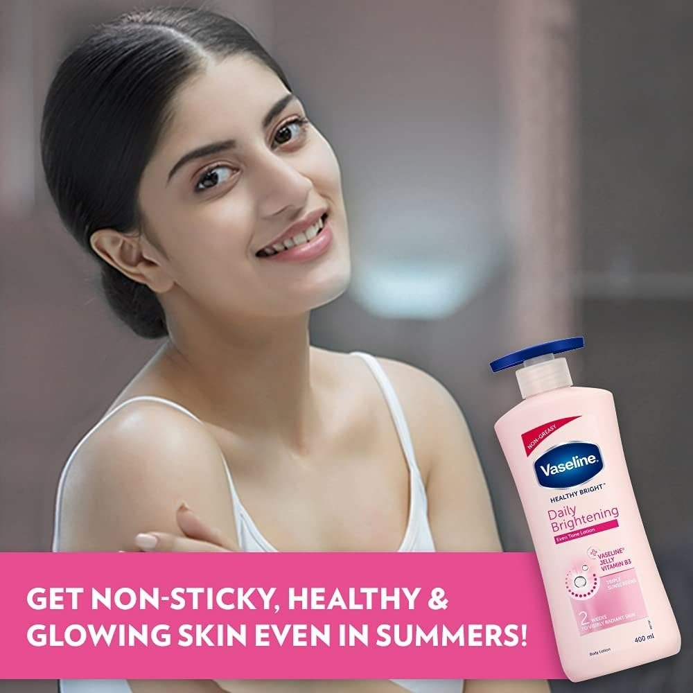 Vaseline Healthy Bright Daily Brightening Body Lotion | Grocsy