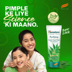 Himalaya Purifying Neem Face Wash | Ayurvedic Acne Control & Deep Cleanse for Oily Skin - Swadesiicart