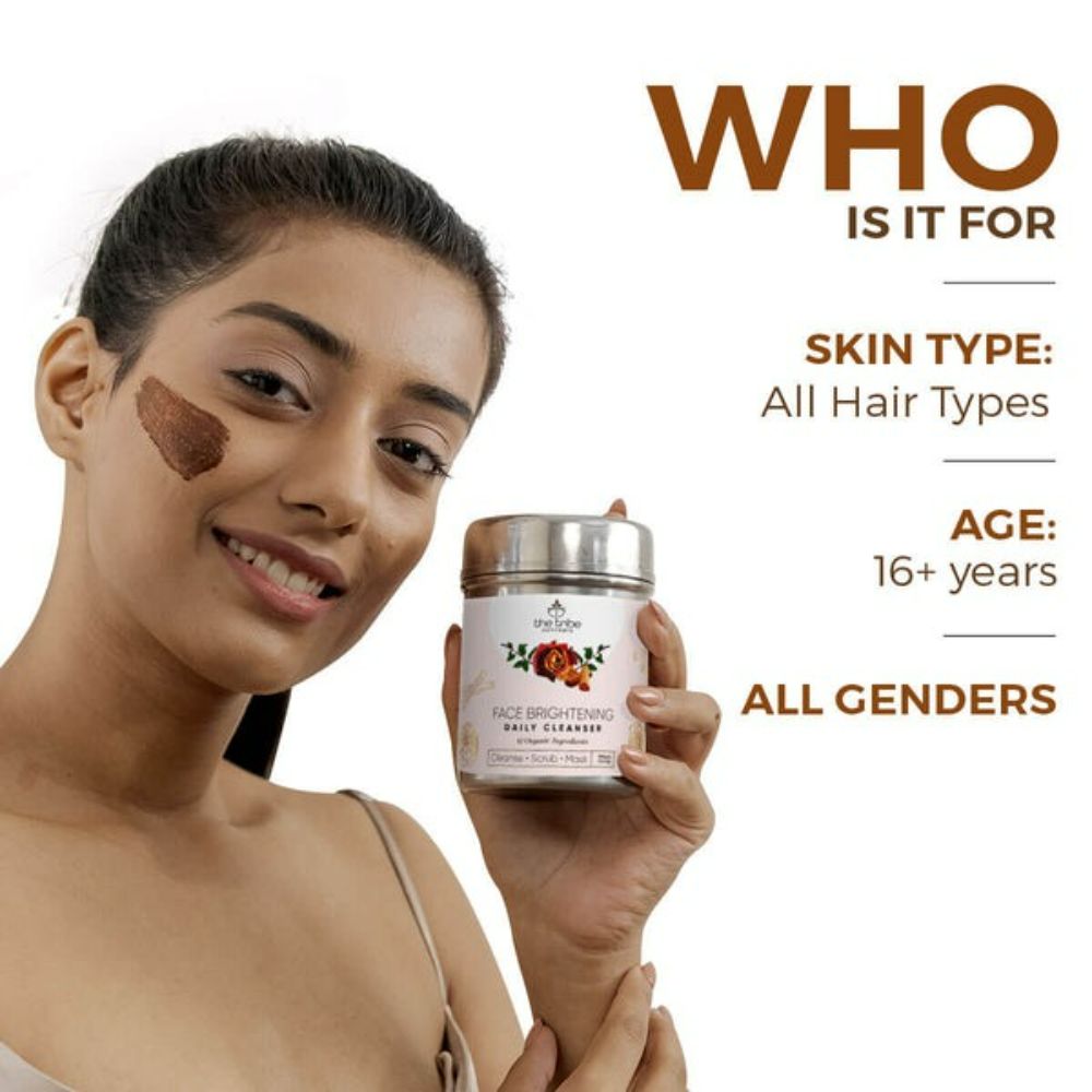 The Tribe Concepts Face Brightening Daily Cleanser & 24K Kumkumadi Thailam | Grocsy