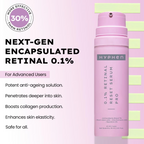 Hyphen By Kriti Sanon 0.1% Retinal Reset Serum Pro Anti Ageing Face Serum, Reduces Fine Lines & Wrinkles, Boosts Collagen | Grocsy