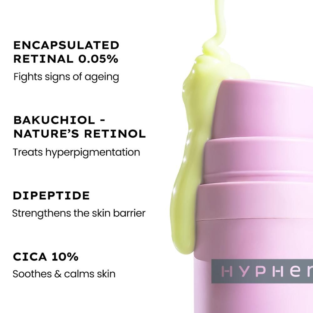Hyphen By Kriti Sanon 0.05% Retinal Reset Serum, Boosts Collagen, Reduces Wrinkles | Grocsy