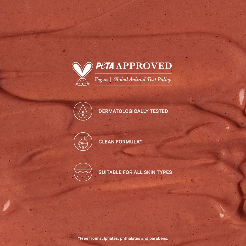82°E By Deepika Padukone Manjishtha Mud Clarifying Mask, Cleans Pores, Removes Excess Oil | Grocsy