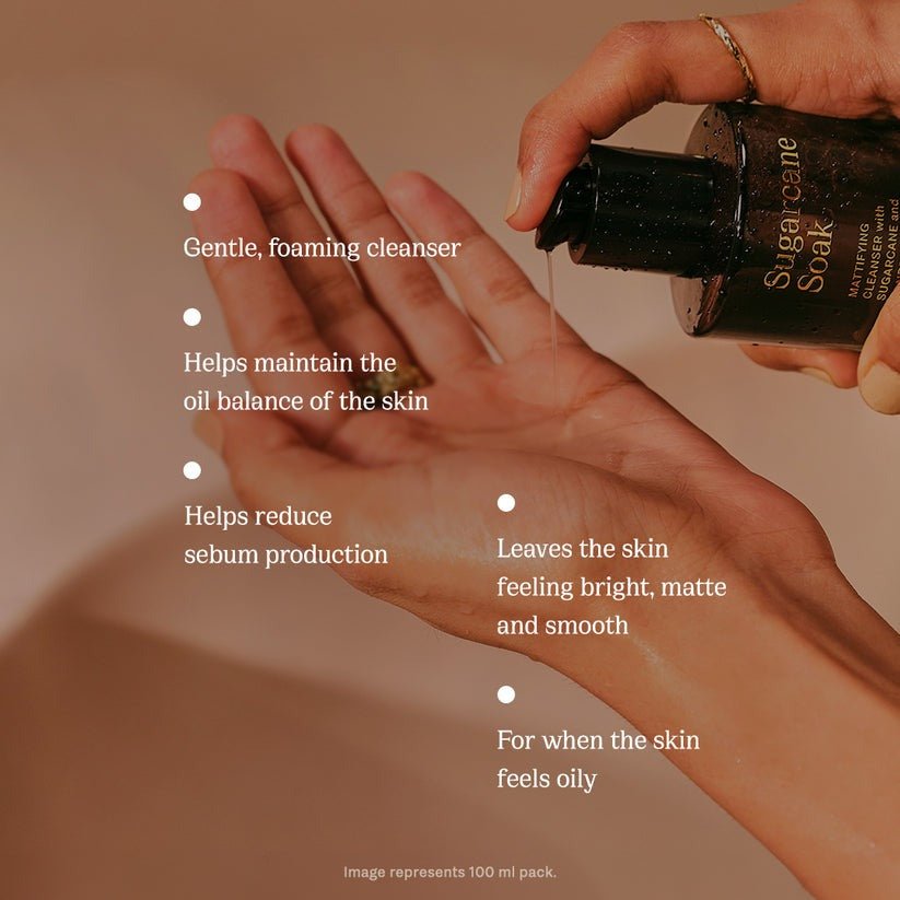 82°E By Deepika Padukone Sugarcane Soak Mattifying Cleanser, Oil Free Skin | Grocsy