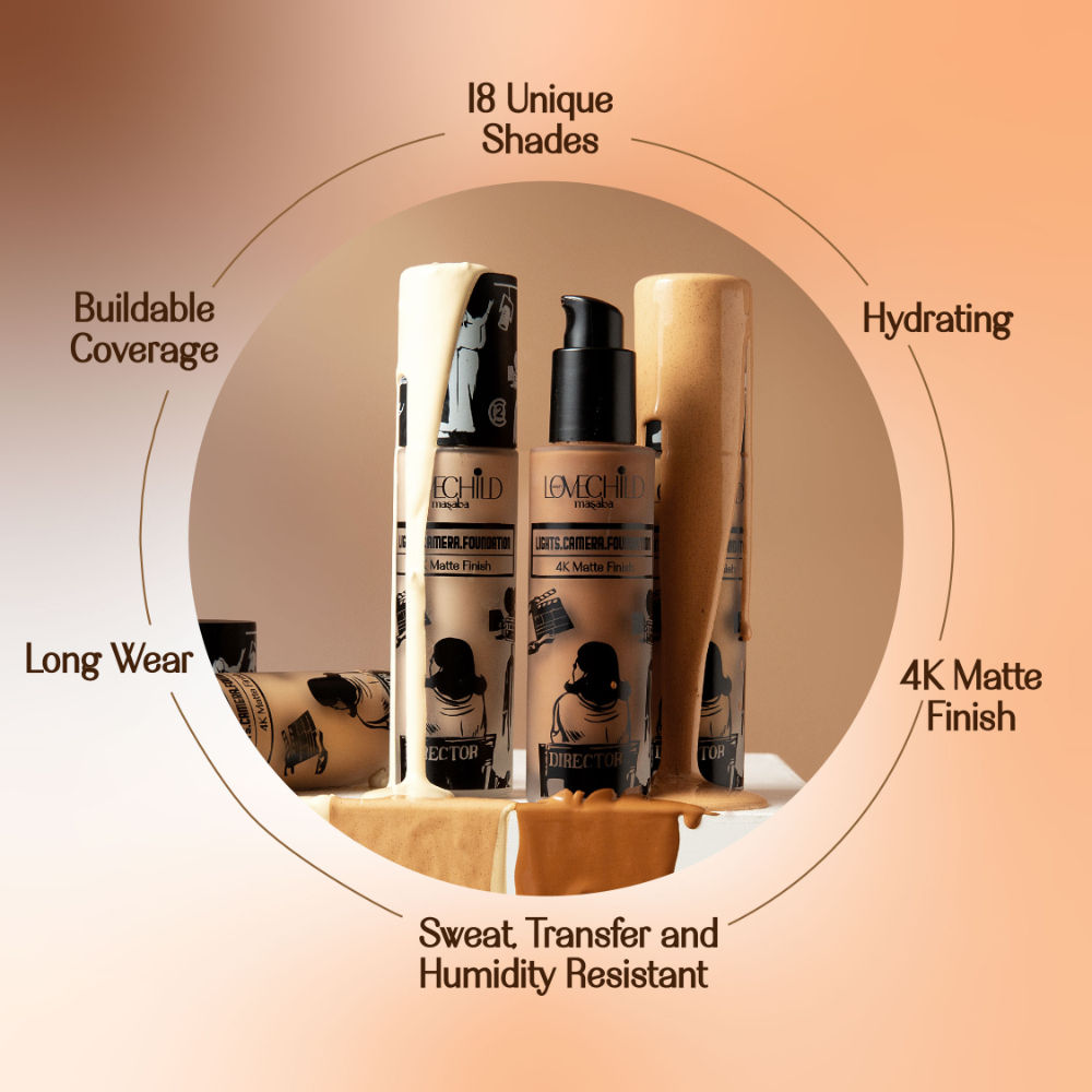 LoveChild By Masaba Gupta Lights. Camera. Foundation - Hazel Noir | Grocsy